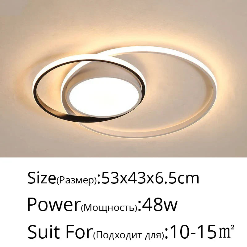 DecorBites™ LED Ceiling Light: Modern Home Lighting Fixture for Living, Dining, Bedroom