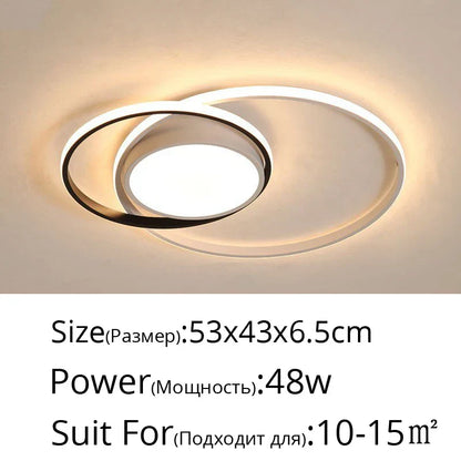 DecorBites™ LED Ceiling Light: Modern Home Lighting Fixture for Living, Dining, Bedroom
