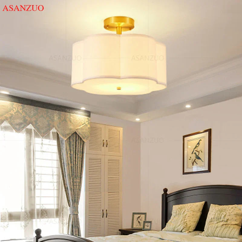 DecorBites™ Copper Acrylic Ceiling Lights Modern Living Room Decor Bedroom Lamps