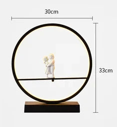 DecorBites™ Angel Doll Bird Table Lamp: Romantic LED Lighting for Home Decor