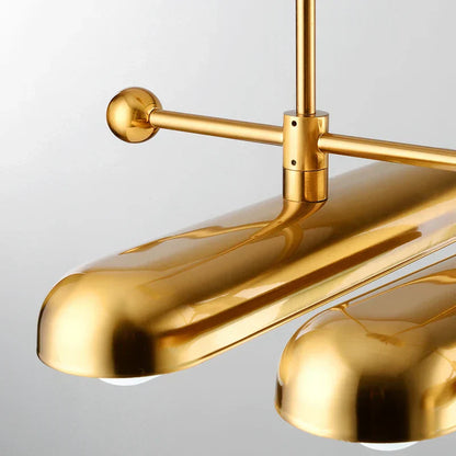 DecorBites™ Gold Iron Glass Chandelier for Dinning Room - Art Deco Lighting