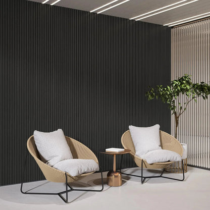 Hausvita Acoustic Solid Wood Slat Wall Panels ( 2 Panels Per Box ) -Wholesale