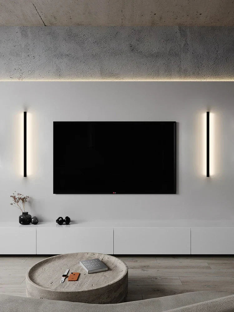 DecorBites™ Black LED Wall Lamp for Bedroom Living Room Aisle Sofa Background