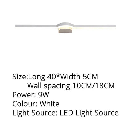 DecorBites™ LED Mirror Wall Sconces for Bathroom Dressing Table, Kitchen - 80cm, 60cm, 40cm