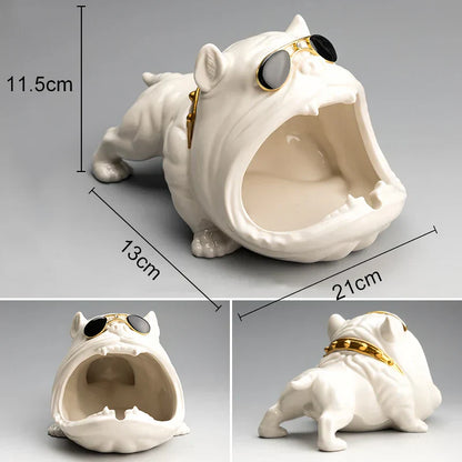 DecorBites™ Cartoon Dog Ashtray | Creative Animal Resin Home Decor Gift