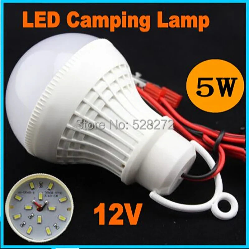 DecorBites™ LED Camping Light Bulbs 3W-12W SMD5730 Portable Outdoor Hanging Lamp