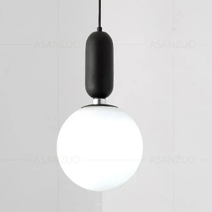 DecorBites™ Glass Ball LED Bedside Pendant Lamp