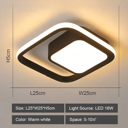 DecorBites™ LED Ceiling Chandelier: Modern Indoor Lighting for Home Bedroom Kitchen Living Room