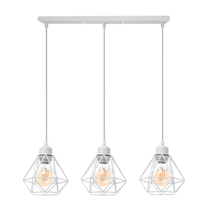 DecorBites™ Iron Frame Pendant Chandelier for Restaurant Teahouse Lighting