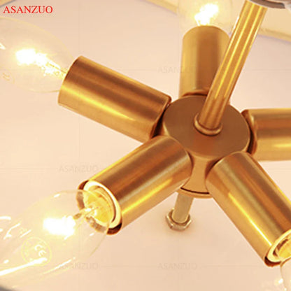 DecorBites™ Copper Acrylic Ceiling Lights Modern Living Room Decor Bedroom Lamps