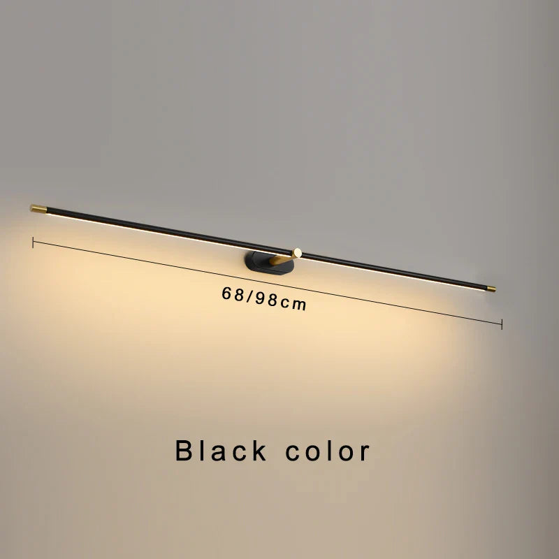 DecorBites™ Black/Gold/White LED Mirror Light for Modern Bathroom Wall Fixtures