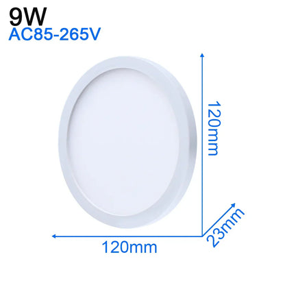 DecorBites™ LED Ceiling Light: Modern Ultra-thin Panel, 6-48W, Surface Mounted for Living Room
