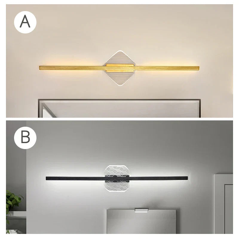 DecorBites™ LED Mirror Wall Lamp for Modern Minimalist Decor