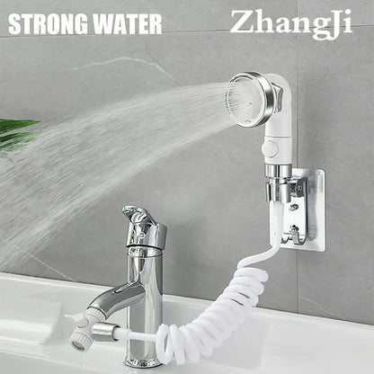 DecorBites™ 3 Modes White Water Faucet Handheld Shower Nozzle for Bathroom and Kitchen