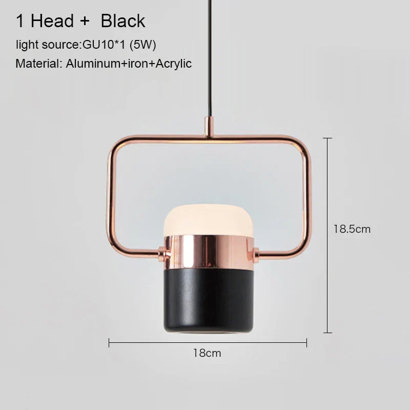 DecorBites™ LED Chandelier Pendant Lamp for Modern Dining Room, Cafe & Bar