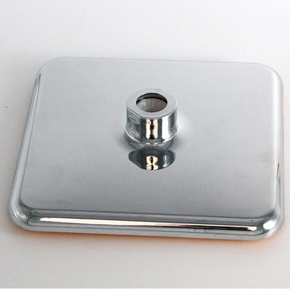 DecorBites™ 20cm Square Chrome Rainfall Shower Head with Arm