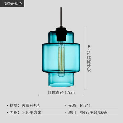 DecorBites™ Geometric Glass Pendant Light Collection: Modern Crystalline Pendant Series