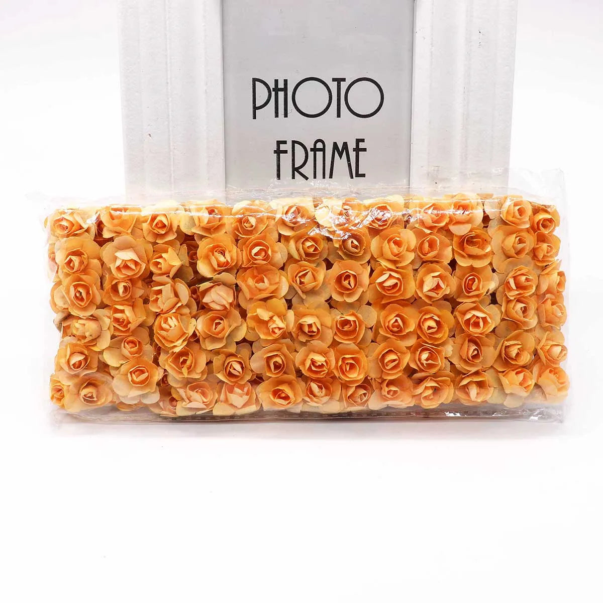 DecorBites™ 144pcs 2cm Artificial Paper Flowers for Wedding DIY Decoration