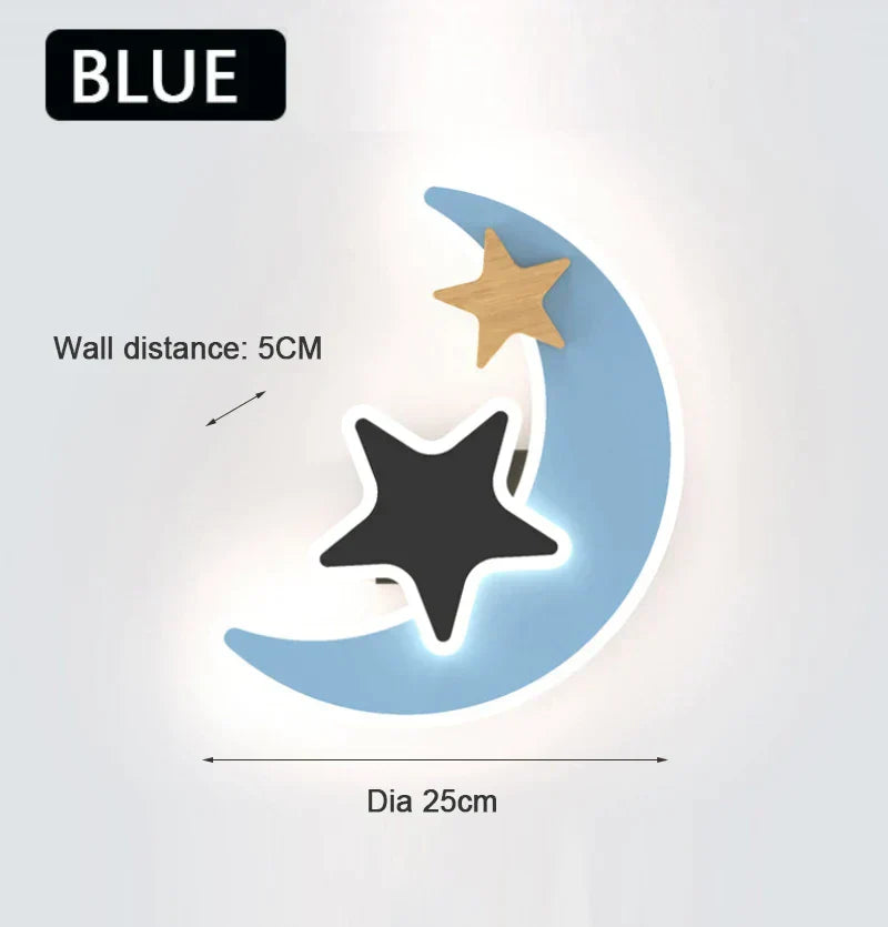 DecorBites™ Kids Cartoon LED Wall Lamp: Modern, Cute, Creative Bedroom Lighting