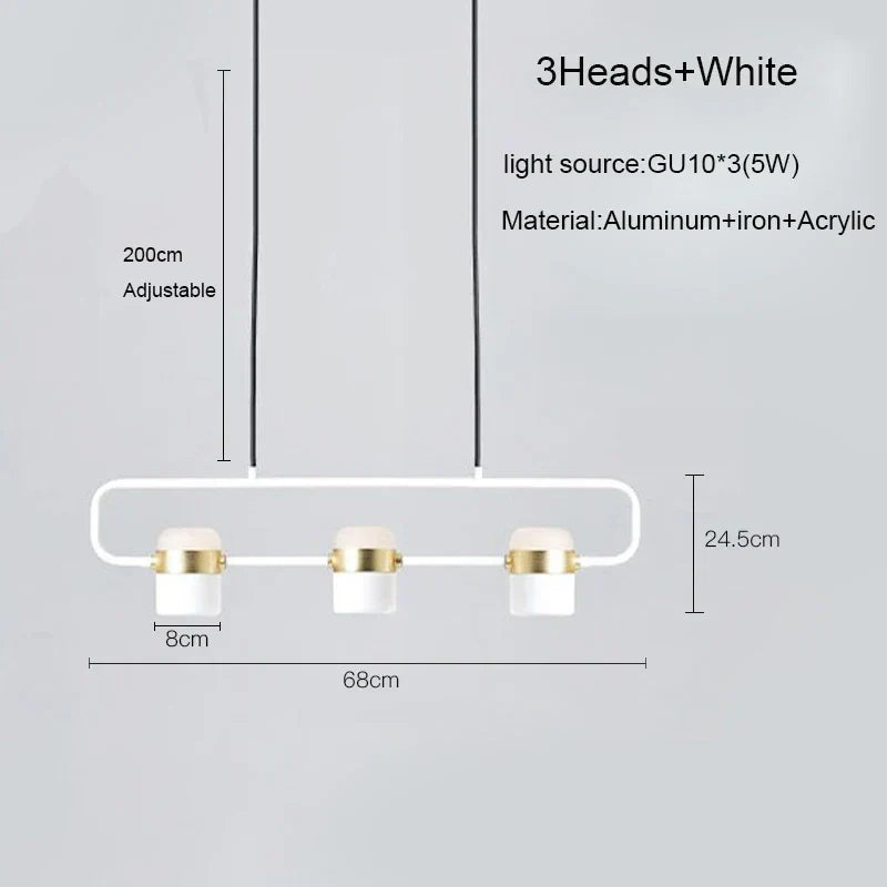 DecorBites™ LED Chandelier Pendant Lamp for Modern Dining Room, Cafe & Bar