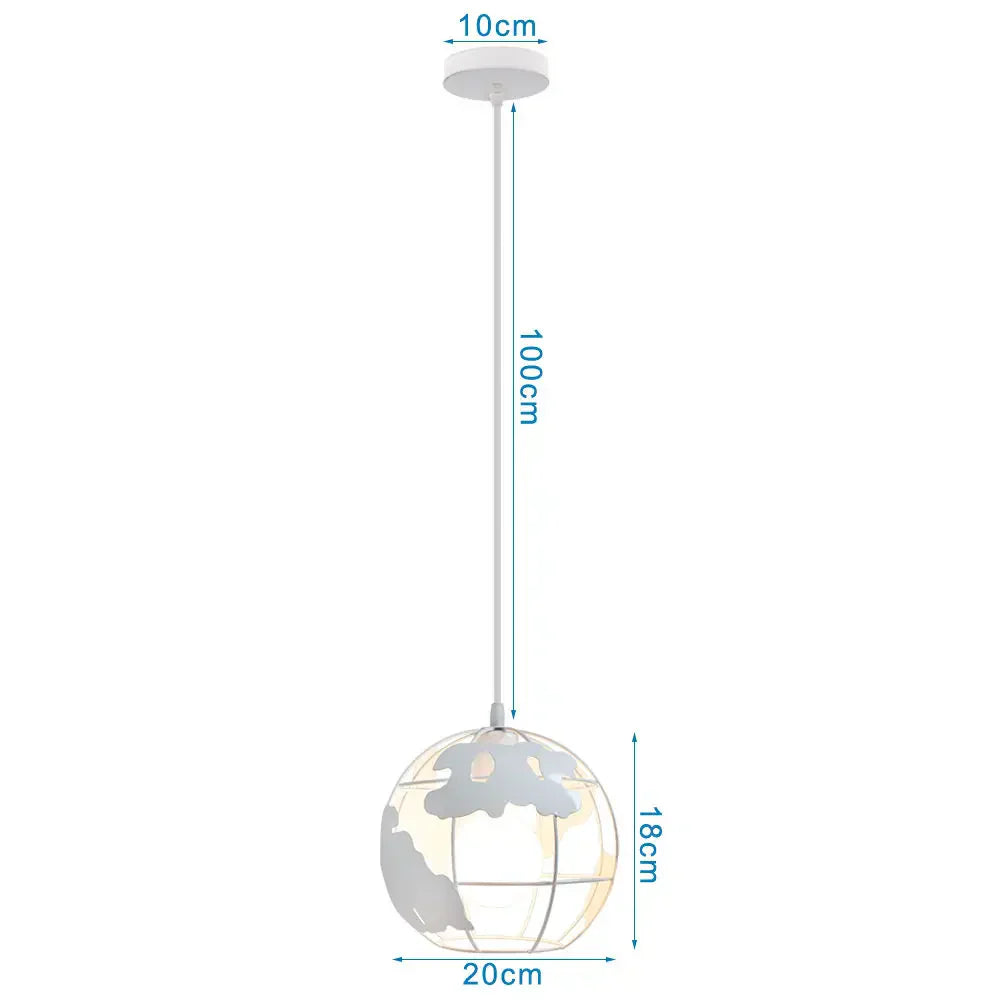 DecorBites™ Industrial Pendant Lights: Modern LED Hanging Lamps for Home Living Room Kitchen Decor