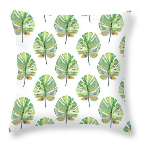 DecorBites™ Green Leaves Decorative Throw Pillowcase 45*45cm for Sofa Home Decor