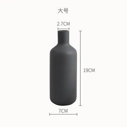 DecorBites™ Geometric Ceramic Vase: Abstract Hydroponics Flower Arrangement Home Decor