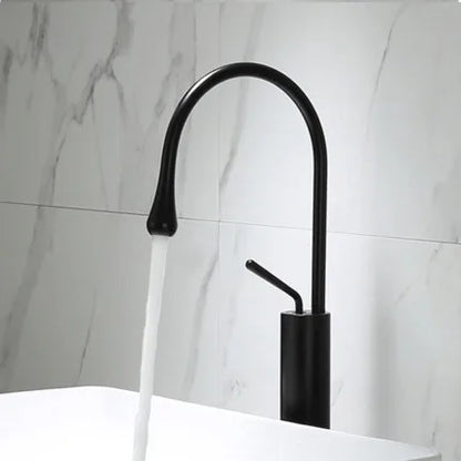 DecorBites™ Black Gold Basin Faucet - Swivel Kitchen Sink Water Crane with Hot and Cold Handles