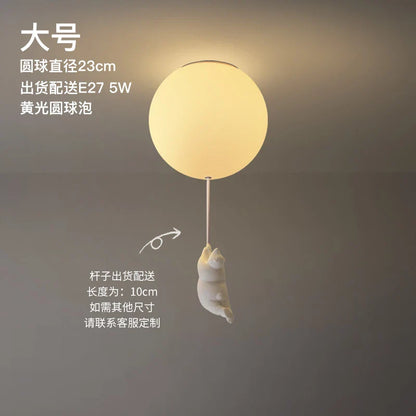 DecorBites™ Bear LED Ceiling Light: Modern Cartoon Warmth for Kids Rooms, Bedroom, Living Room Lighting