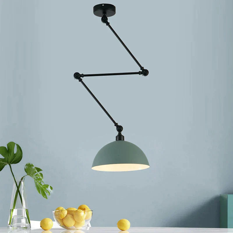 DecorBites™ Adjustable Long Arm Pendant Light for Living Room Bedroom Dining Room