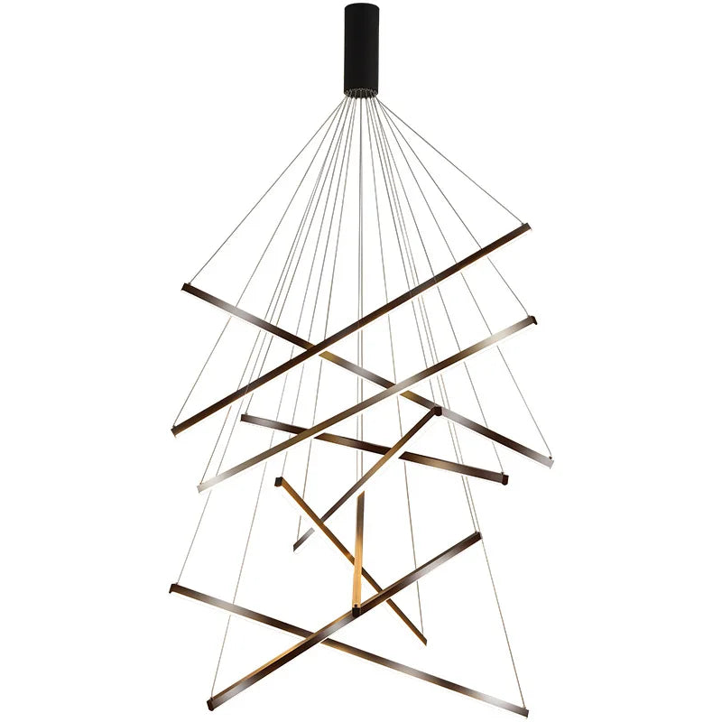 DecorBites™ LED Nordic Chandelier: Modern Pendant Light for Living, Dining, and Bedroom