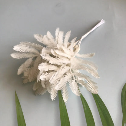 DecorBites™ Artificial Eucalyptus Leaf Bunch for Home Christmas Wedding Decor - 6-Pack
