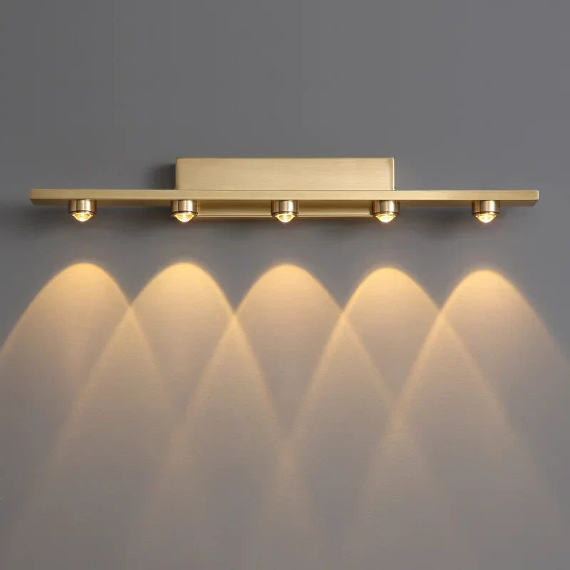 DecorBites™ Iron Art Mirror Front Wall Sconce