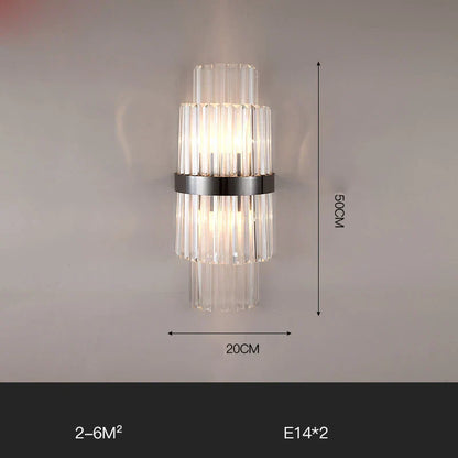 DecorBites™ Gold Black LED Wall Sconce Light for Bedroom Corridor