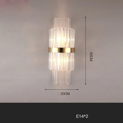 DecorBites™ Gold Black LED Wall Sconce Light for Bedroom Corridor