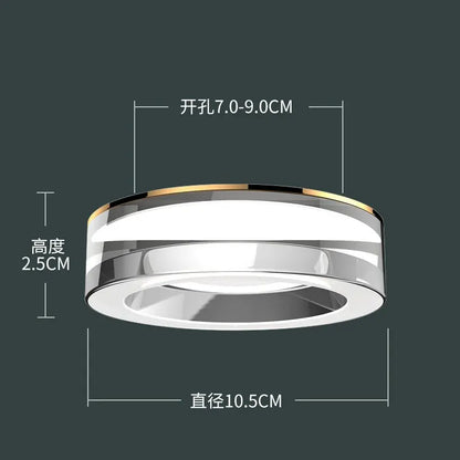 DecorBites™ Crystal LED Ceiling Spotlight for Living Room, Bedroom, Bathroom - Modern Embedded Kitchen Light Fixtures