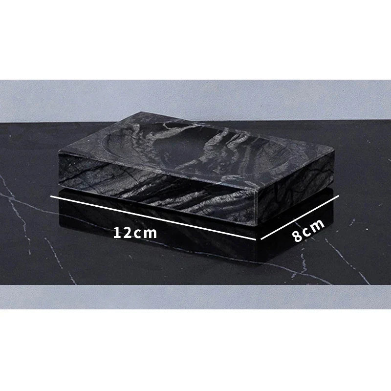 DecorBites™ Ancient Wood Grain Marble Bathroom Set with Luxury Accessories
