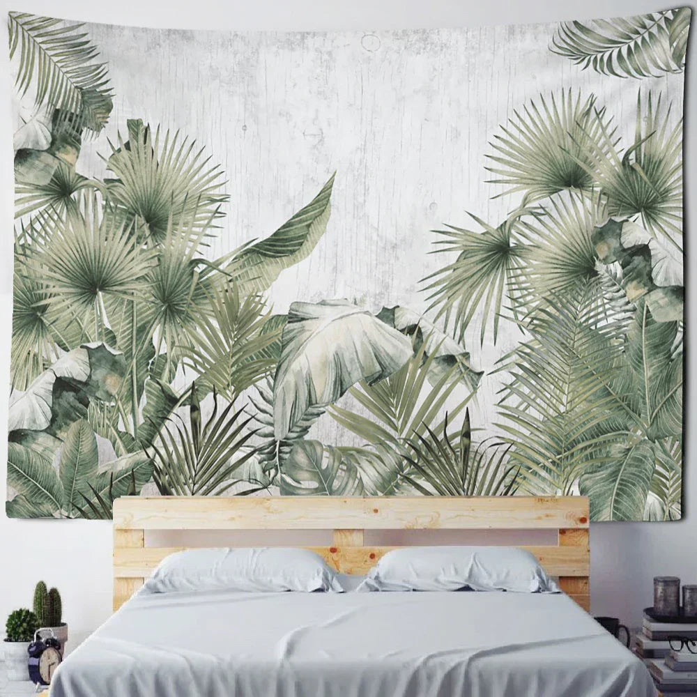 DecorBites™ Banana Tree Mist Tapestry Wall Hanging Boho Hippie Polyester Home Decor