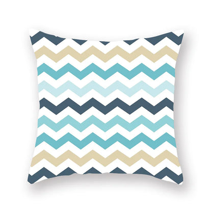 ™ Green Geometric Pillowcase - Nordic Classic Design for Home Decor and Comfort
