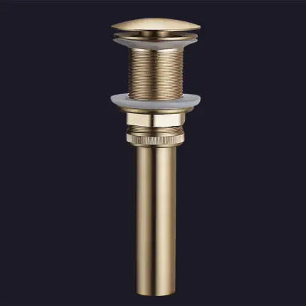 DecorBites™ Brushed Gold Brass Basin Faucets for Lavatory Vessel with 2 Handles