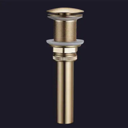 DecorBites™ Brushed Gold Brass Basin Faucets for Lavatory Vessel with 2 Handles