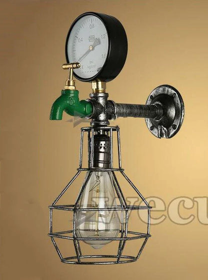 DecorBites™ Industrial Retro Wall Light: Steam Punk Lighting Fixtures for Home Decor