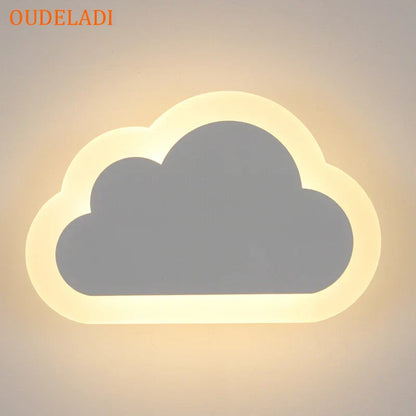 DecorBites™ Acrylic Clouds LED Wall Light for Modern Home Decor and Bedroom Lighting