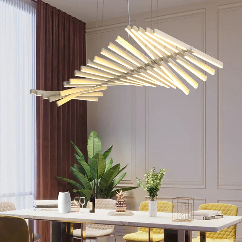 ™ LED Chandelier: Modern Nordic Loft Hanging Light for Living Room, Restaurant, Bar