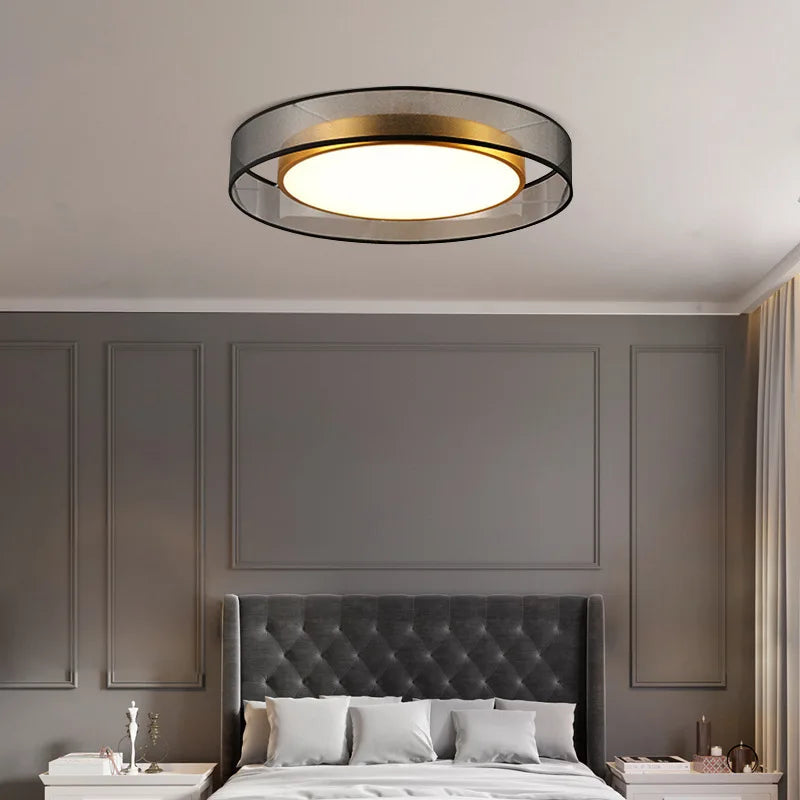 DecorBites™ 16W Copper Ceiling Light: Modern Nordic Bronze Living Room Bedroom Lamp