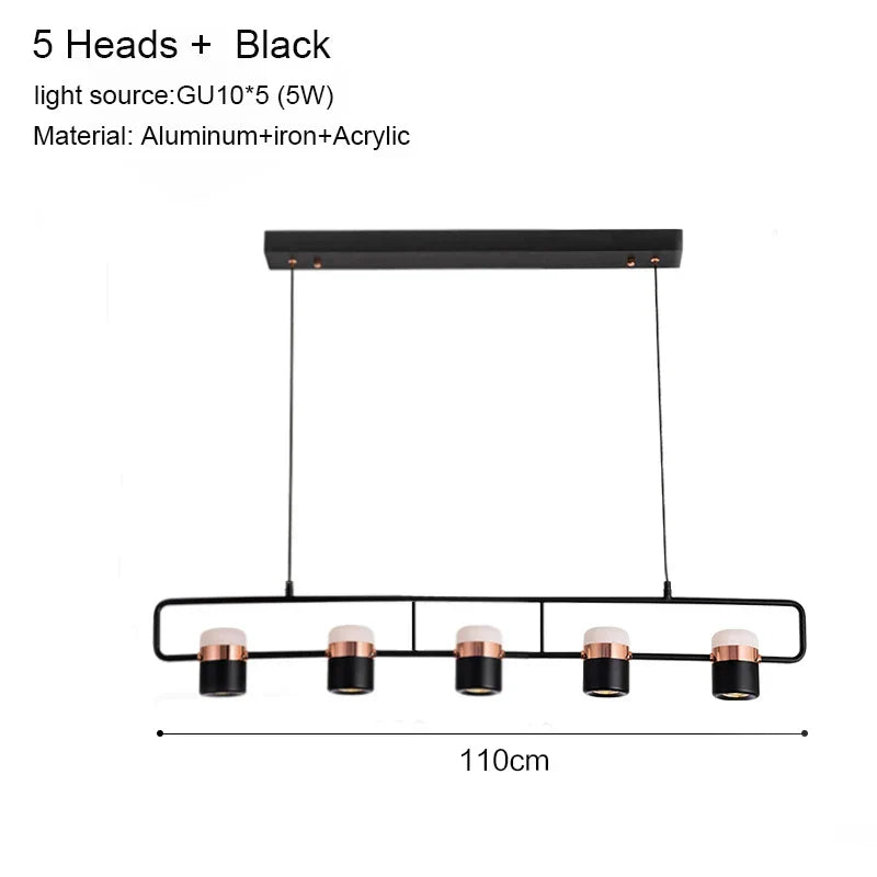 DecorBites™ LED Chandelier Pendant Lamp for Modern Dining Room, Cafe & Bar