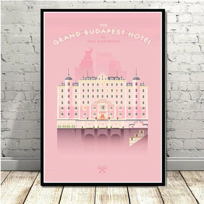 DecorBites™ Grand Budapest Hotel Minimalist Wall Poster for Stylish Home Decor