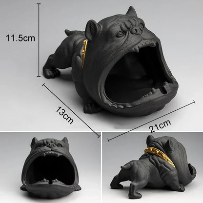 DecorBites™ Cartoon Dog Ashtray | Creative Animal Resin Home Decor Gift