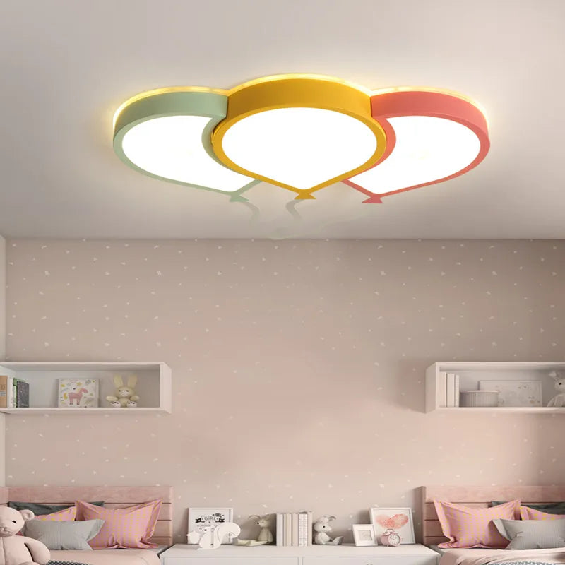 DecorBites™ Kids Room Princess Chandelier: Cartoon Lamp Shade Ceiling Chandelier for Cute Room Decor
