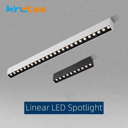 DecorBites™ LED Linear Grille Light: Modern Surface Mount Ceiling Lighting for Home, 110V/220V